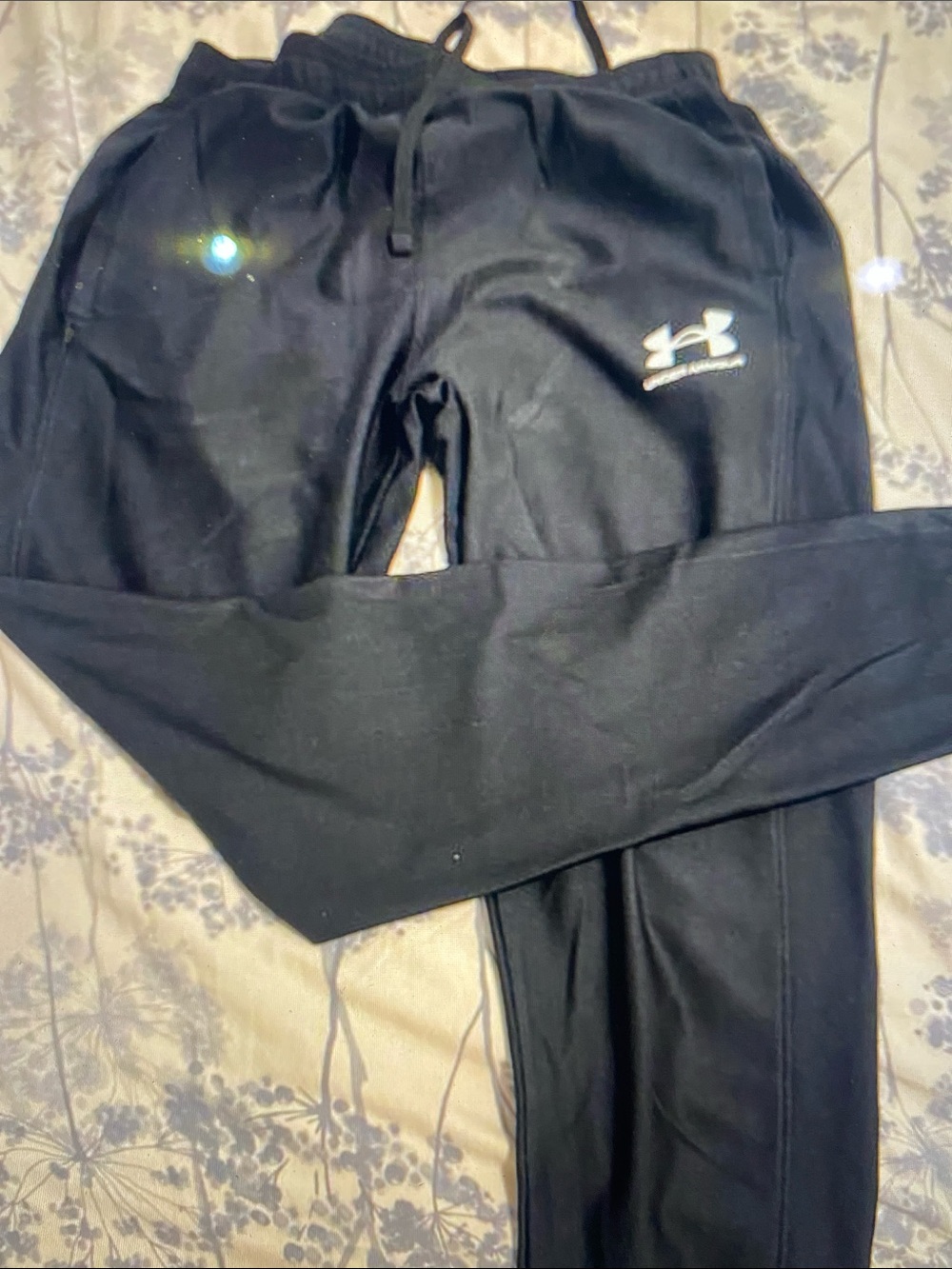 Under Armour Black Kids' Jogger Sweatpants with Logo